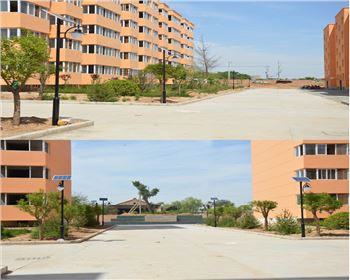 小區(qū)太陽(yáng)能路燈-陜西省渭南市澄城秦漢宮移民社區(qū)路燈工程